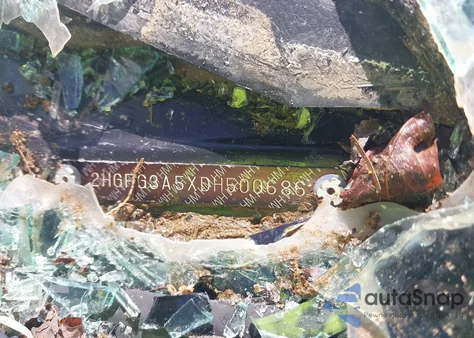 2013 Honda Civic Lx z USA, uszkodzony, nr VIN 2HGFG3A5XDH500686